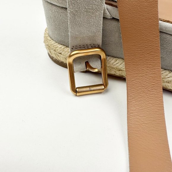 CHLOE grey lauren platform espadrille sandal - Picture 9 of 9
